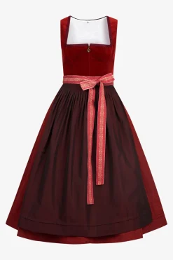 SPORTALM Dirndl*Dirndl mit rotem Samt