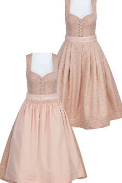 SPORTALM Dirndl*Dirndl mit schimmernder Schürze und zusätzlichem Gürtel