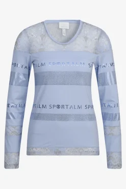 SPORTALM Sweatshirts*Langarm-Shirt mit Rundhalsausschnitt
