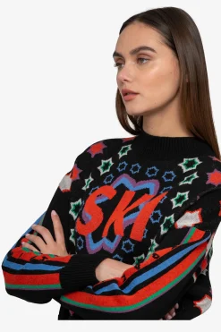 Damen SPORTALM First Layer / Mid Layer*Pullover mit Stehkragen