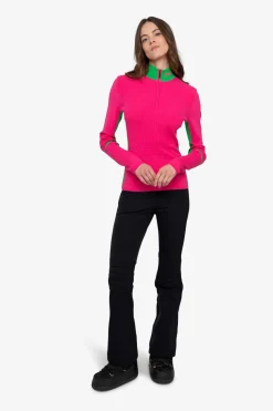 Damen SPORTALM First Layer / Mid Layer*Pullover mit Stehkragen