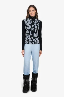 Damen SPORTALM First Layer / Mid Layer|Sweatshirts*Pullover mit Stehkragen
