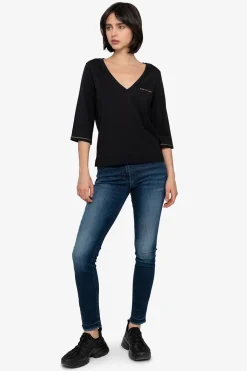 SPORTALM Shirts / Tops*Shirt mit V-Ausschnitt