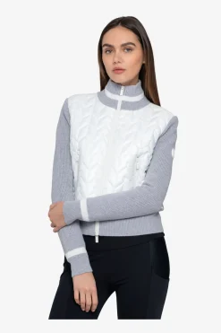 Damen SPORTALM Jacken|Strick*Strickjacke mit Stehkragen