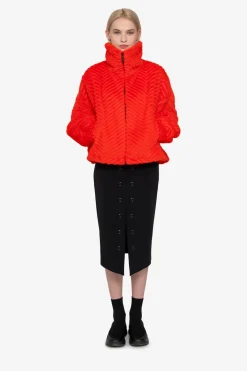 SPORTALM Mäntel|Jacken / Blazer*Unechte Pelzjacke mit Kragen