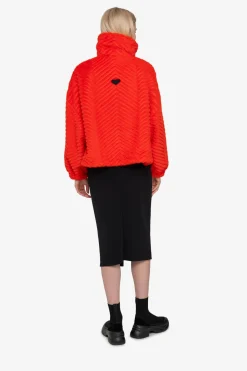 SPORTALM Mäntel|Jacken / Blazer*Unechte Pelzjacke mit Kragen