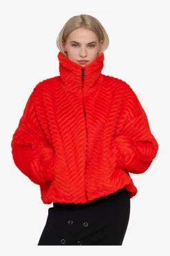 SPORTALM Mäntel|Jacken / Blazer*Unechte Pelzjacke mit Kragen