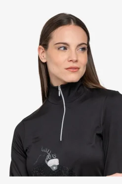 Damen SPORTALM First Layer / Mid Layer*Unterzieher mit Stehkragen