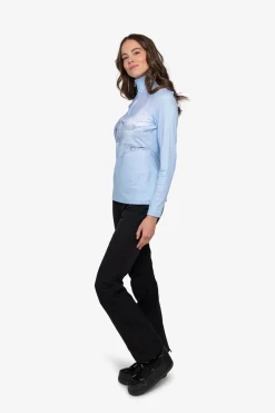 Damen SPORTALM First Layer / Mid Layer*Unterzieher mit Stehkragen