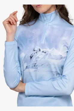 Damen SPORTALM First Layer / Mid Layer*Unterzieher mit Stehkragen