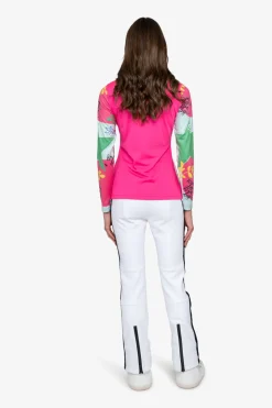 Damen SPORTALM First Layer / Mid Layer*Unterzieher mit Stehkragen