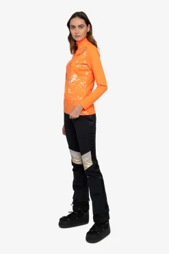 Damen SPORTALM First Layer / Mid Layer*Unterzieher mit Stehkragen