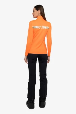 Damen SPORTALM First Layer / Mid Layer*Unterzieher mit Stehkragen