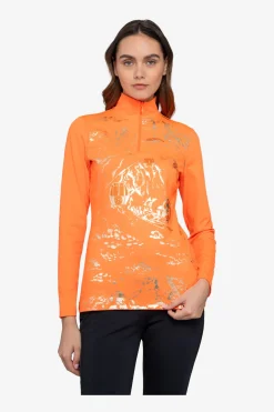 Damen SPORTALM First Layer / Mid Layer*Unterzieher mit Stehkragen