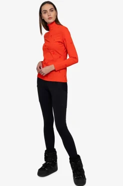 Damen SPORTALM First Layer / Mid Layer*Unterzieher mit Stehkragen