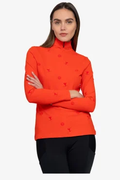 Damen SPORTALM First Layer / Mid Layer*Unterzieher mit Stehkragen